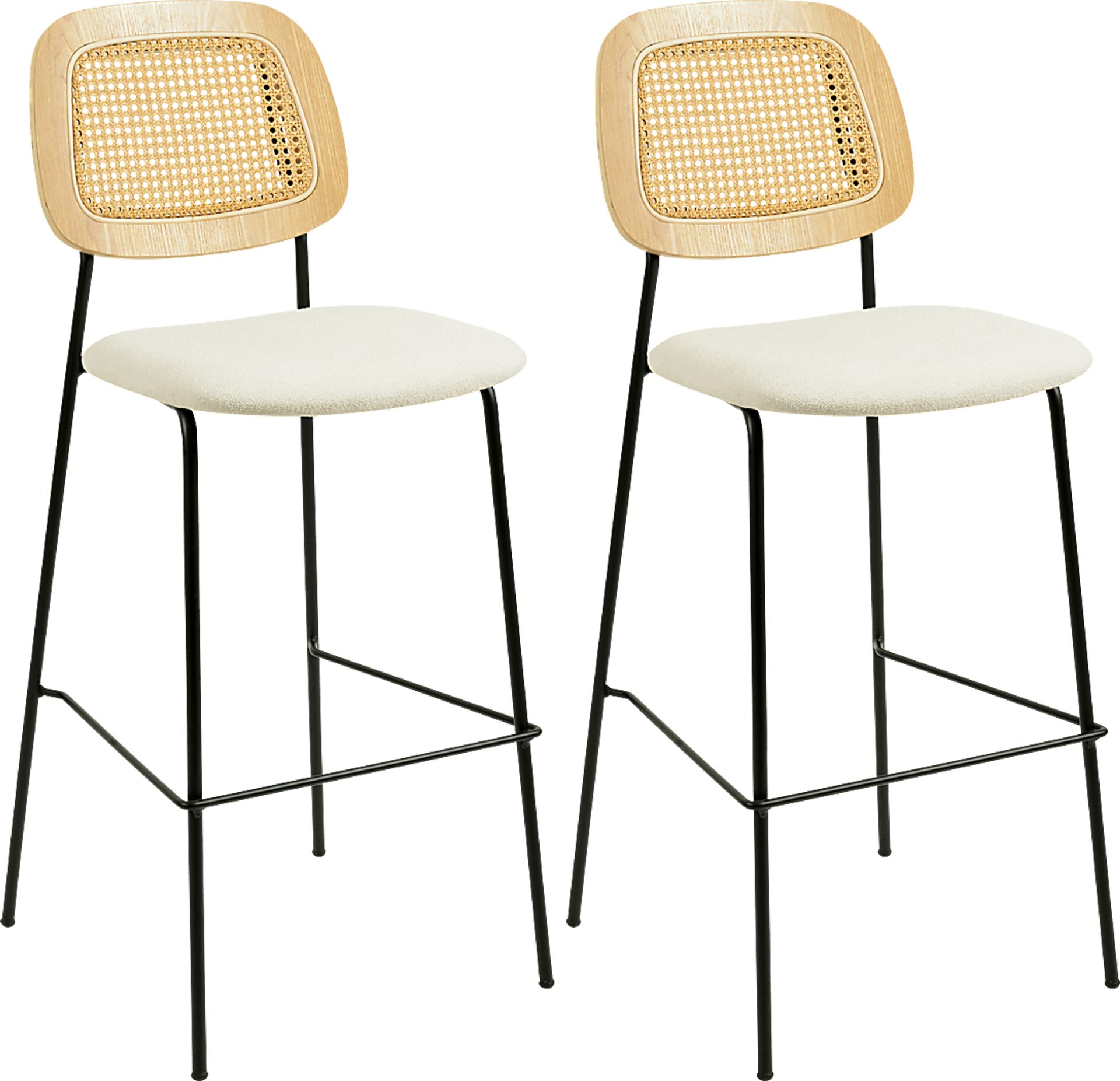 Cushendall Natural Counter Stool, Set of 2 - Image 1