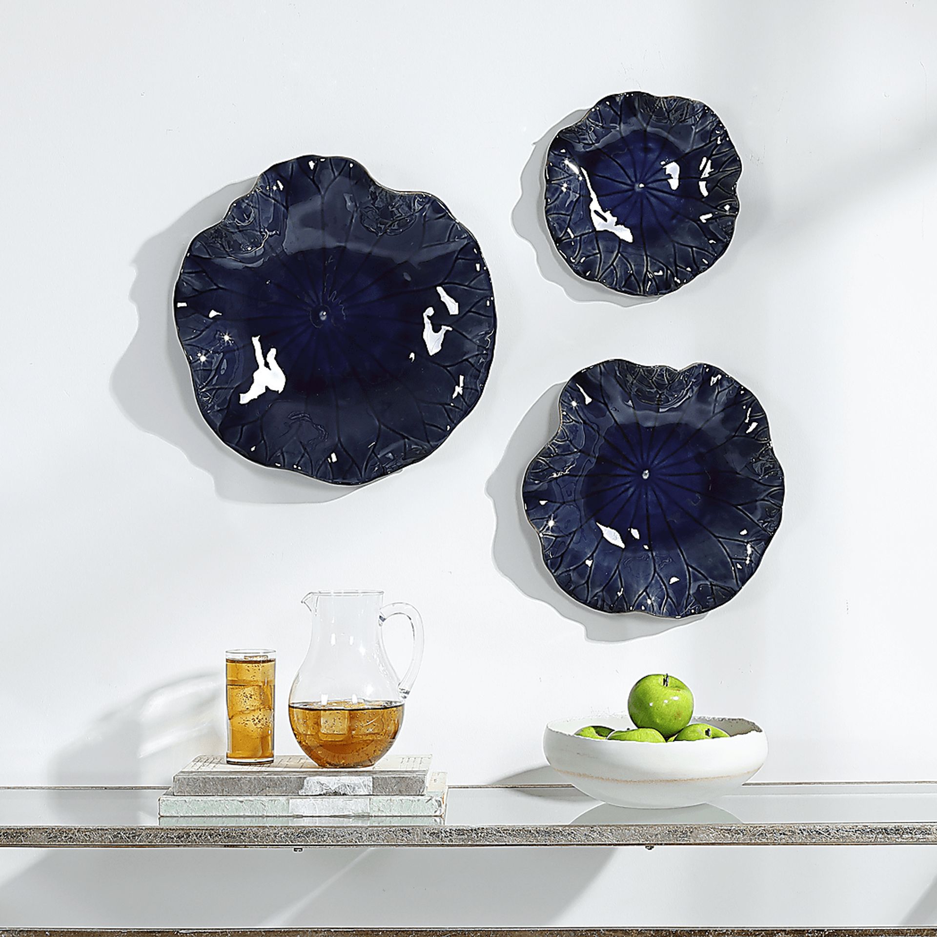 Cusic Blue Wall Decor, Set of 3 - Image 2