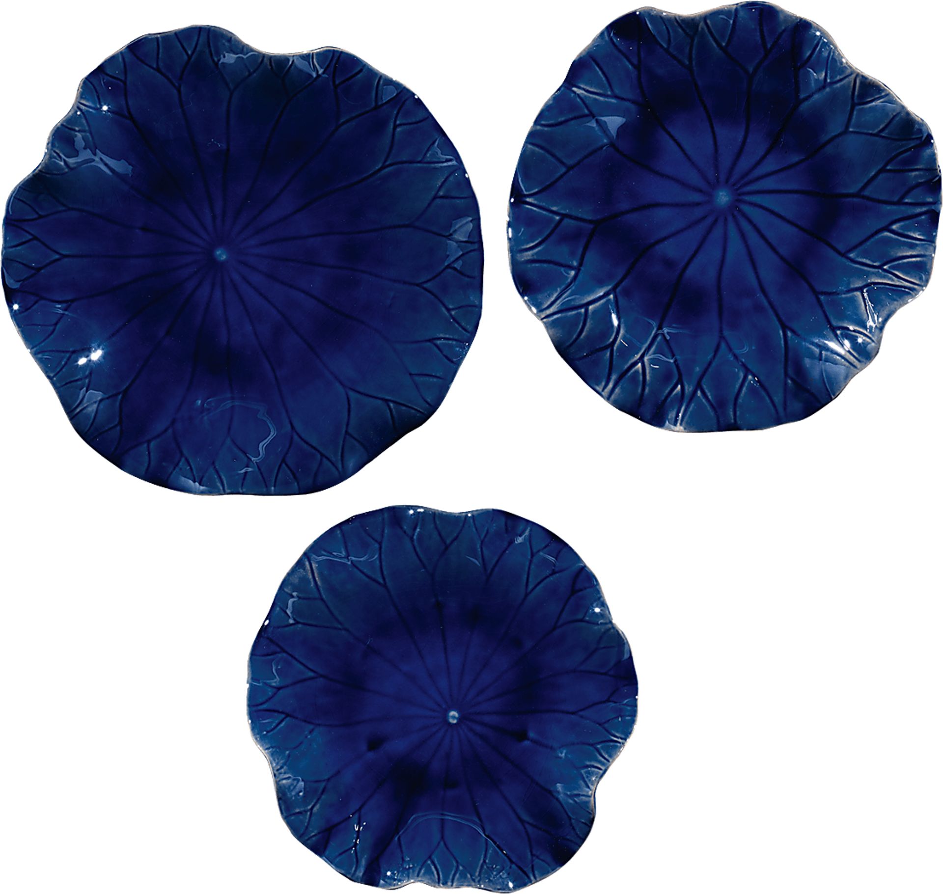 Cusic Blue Wall Decor, Set of 3 - Image 1