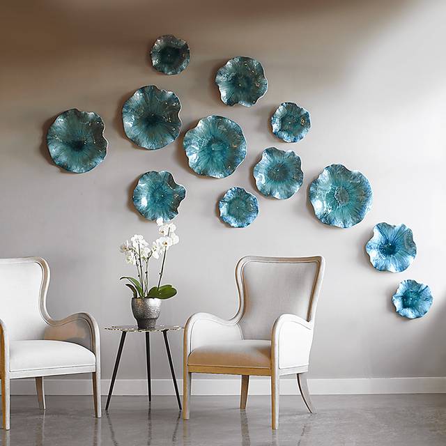 Cusic Green Wall Decor, Set of 3 - Thumbnail - Image 2