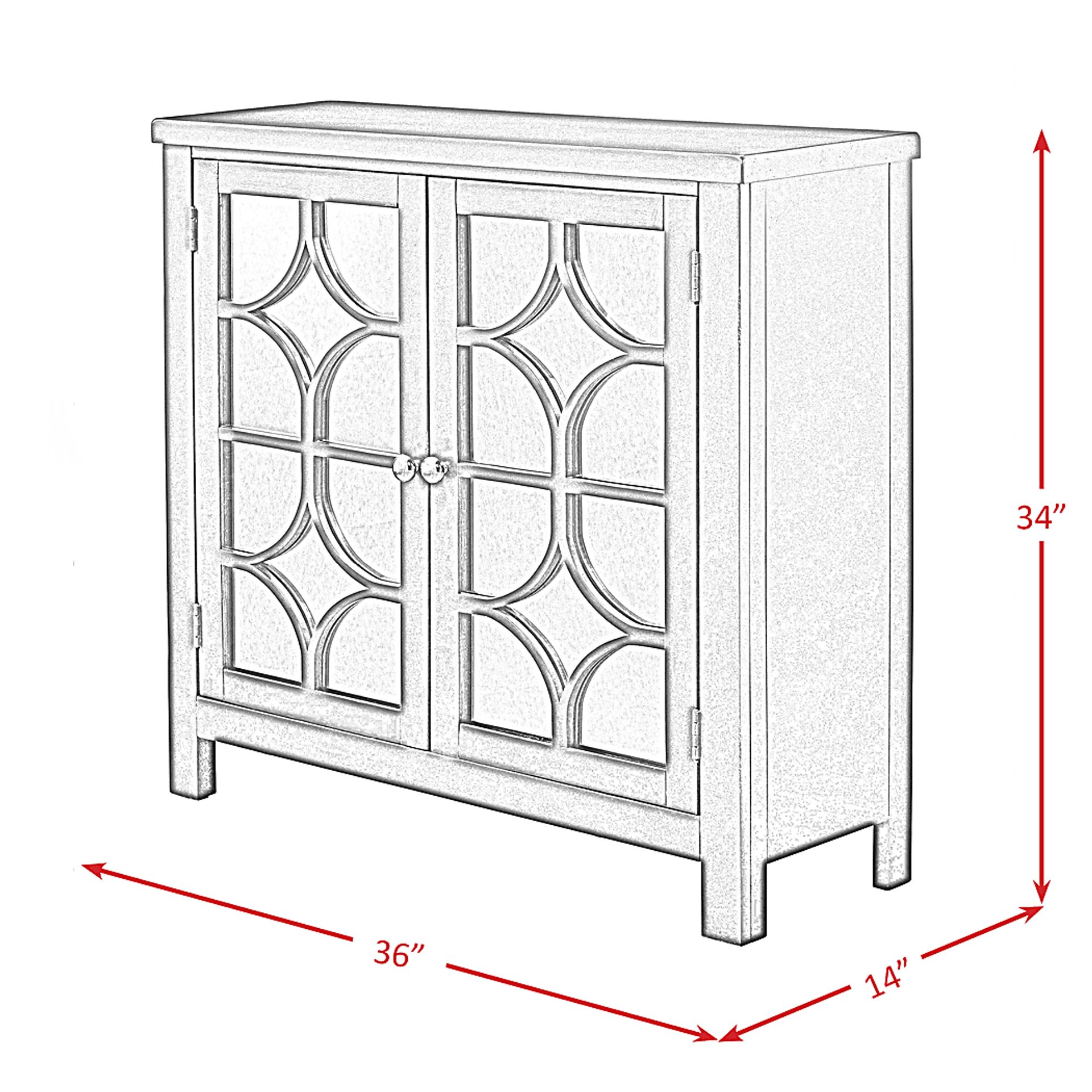 Cuthart Beige Accent Cabinet - Image 8