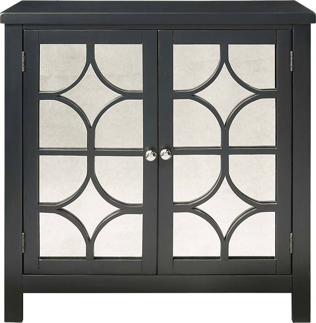 Cuthart Black Accent Cabinet - Thumbnail - Image 2