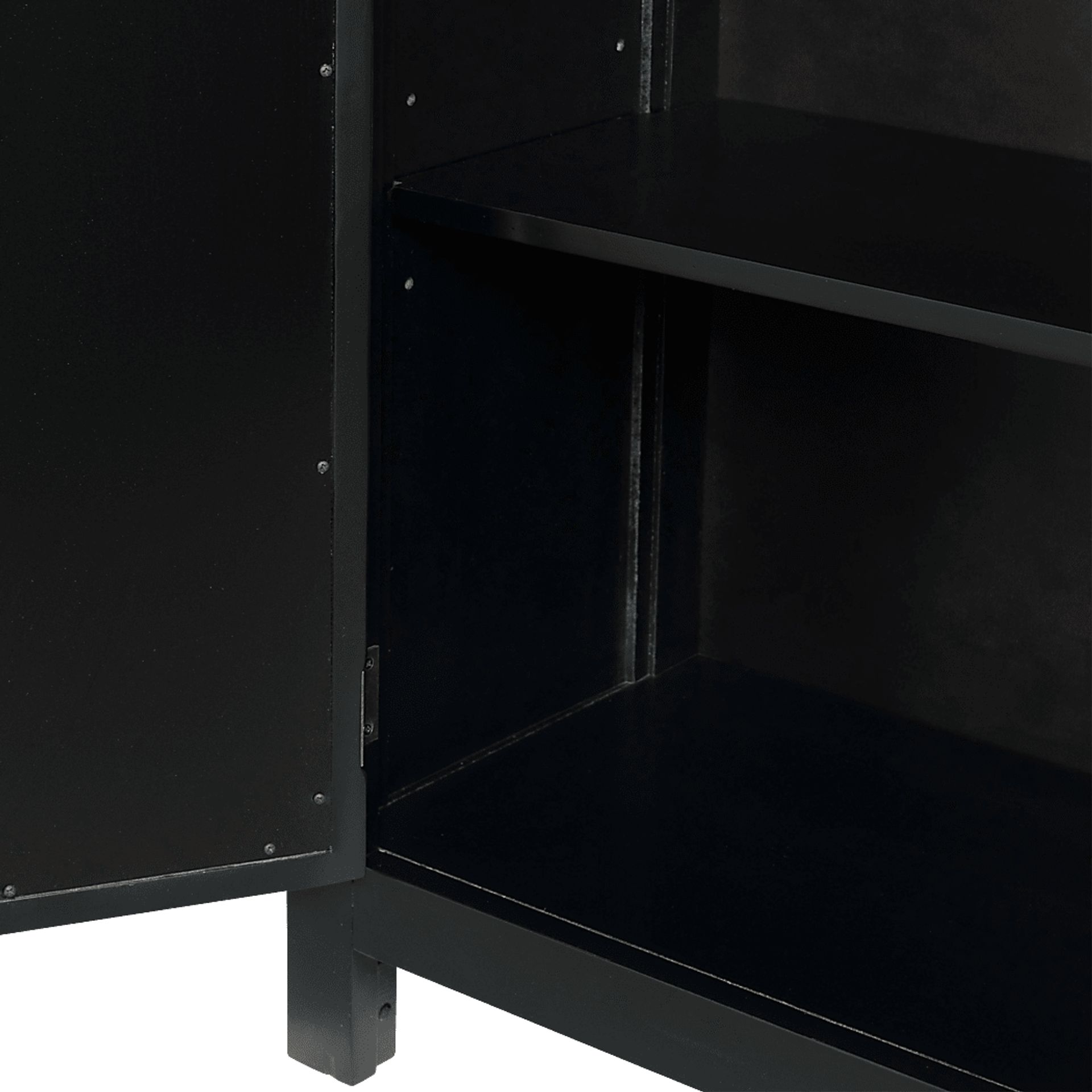 Cuthart Black Accent Cabinet - Image 3