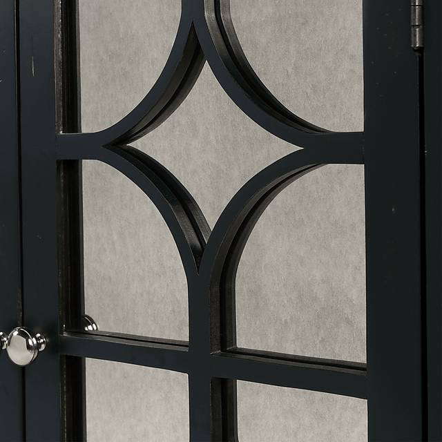 Cuthart Black Accent Cabinet - Thumbnail - Image 5