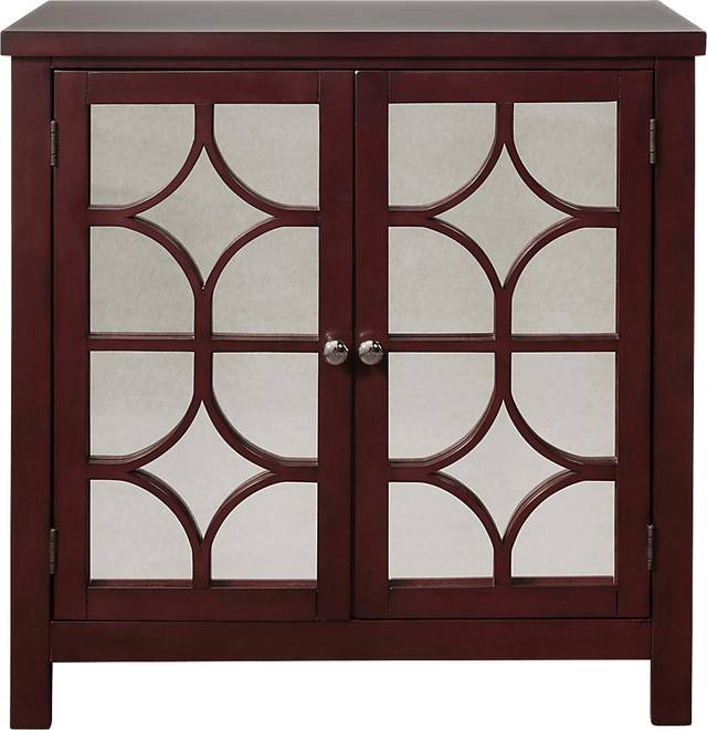 Cuthart Red Accent Cabinet - Thumbnail - Image 2