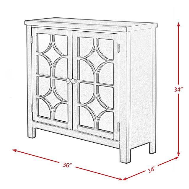 Cuthart Red Accent Cabinet - Thumbnail - Image 8
