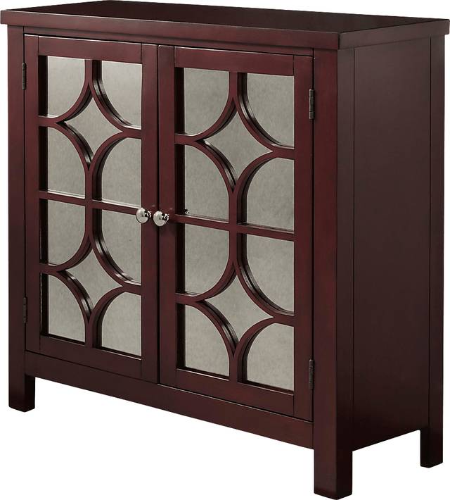 Cuthart Red Accent Cabinet - Thumbnail - Image 1