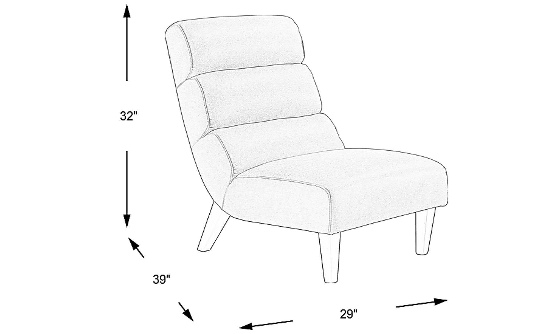Dimension Image. Please refer to the Dimension Tab on this page for dimension details.