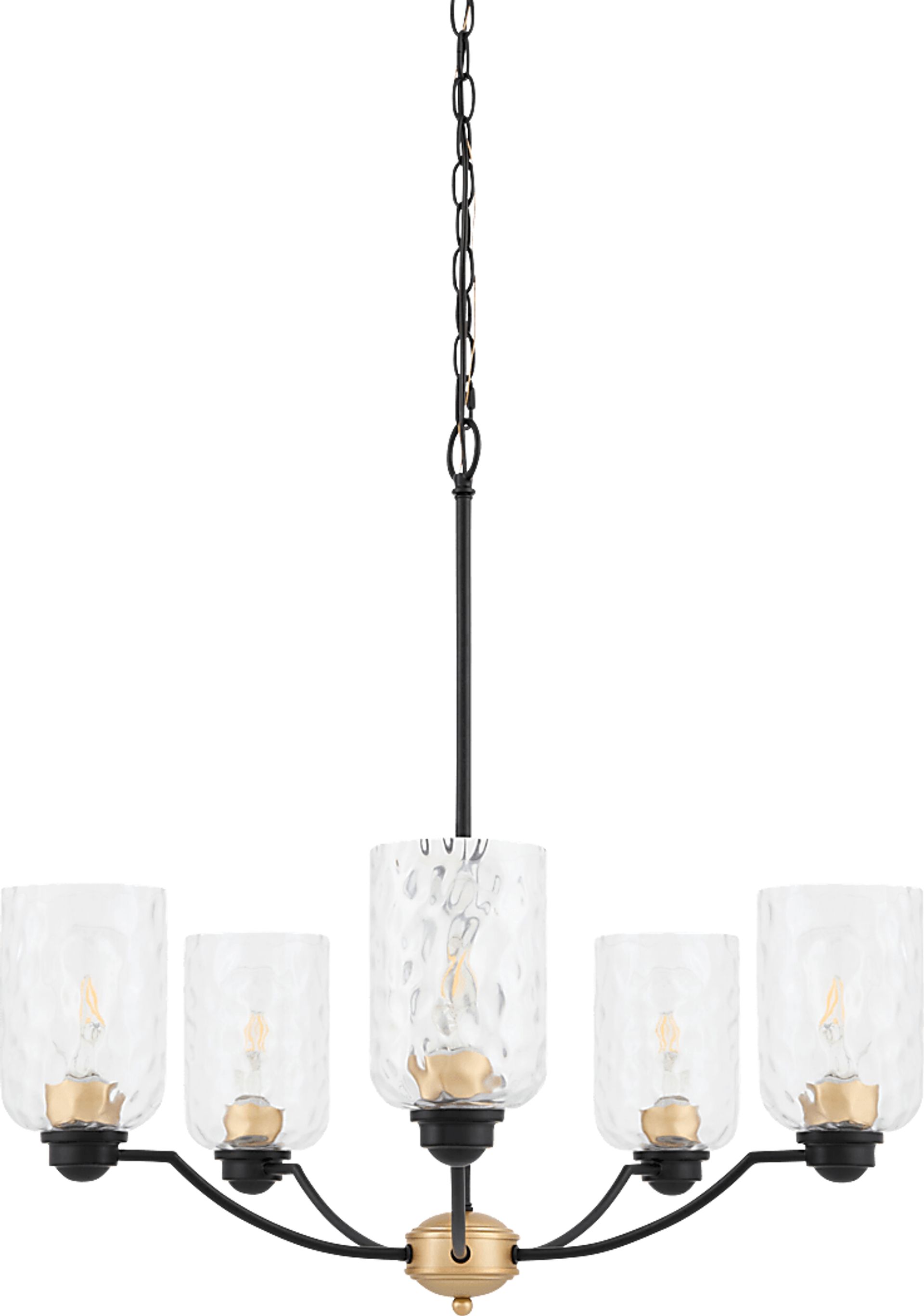 Cyclo Black Chandelier - Image 1