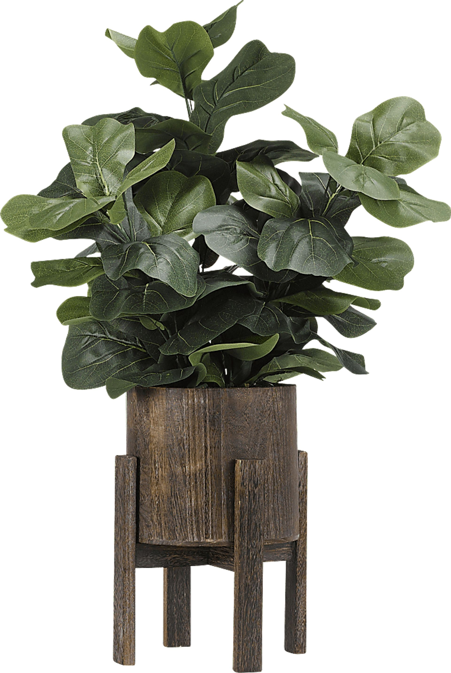 Cydney Green Fiddle Leaf Fig Silk Plant - Image 1