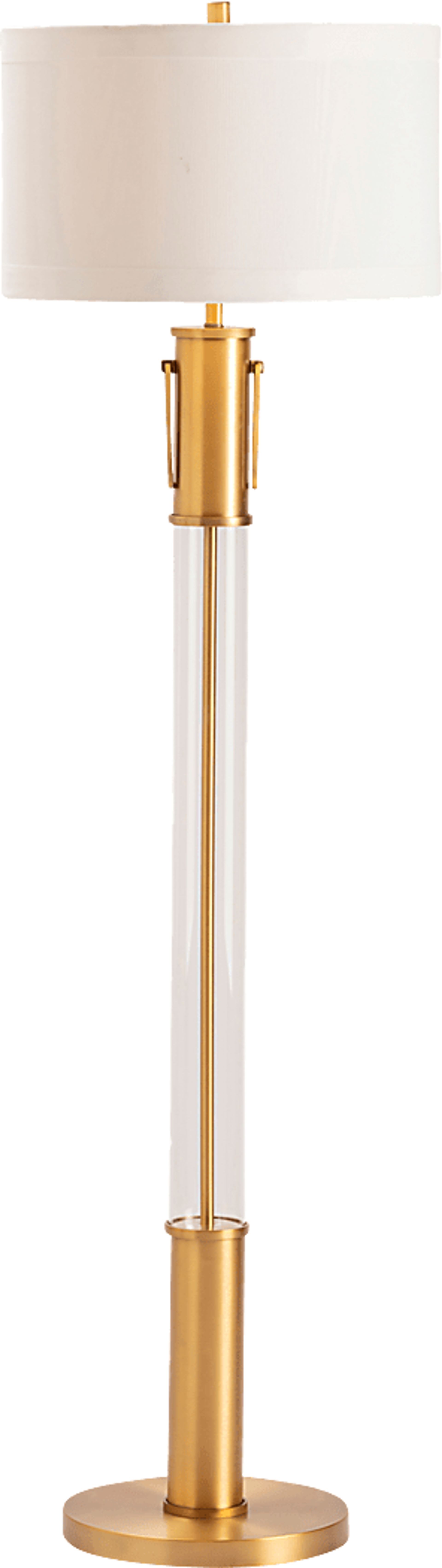 Cylinder Lane Brass  Floor Lamp - Image 2