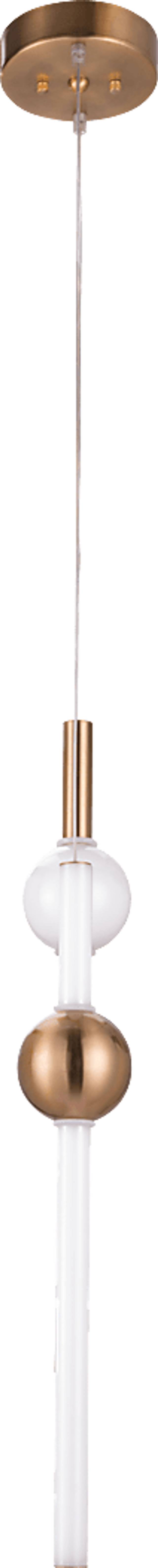 Cylindra Cay Gold Chandelier - Thumbnail - Image 3