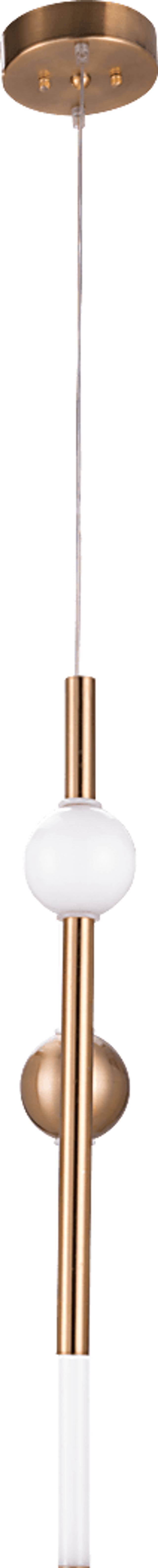 Cylindra Cay Gold Chandelier - Thumbnail - Image 4