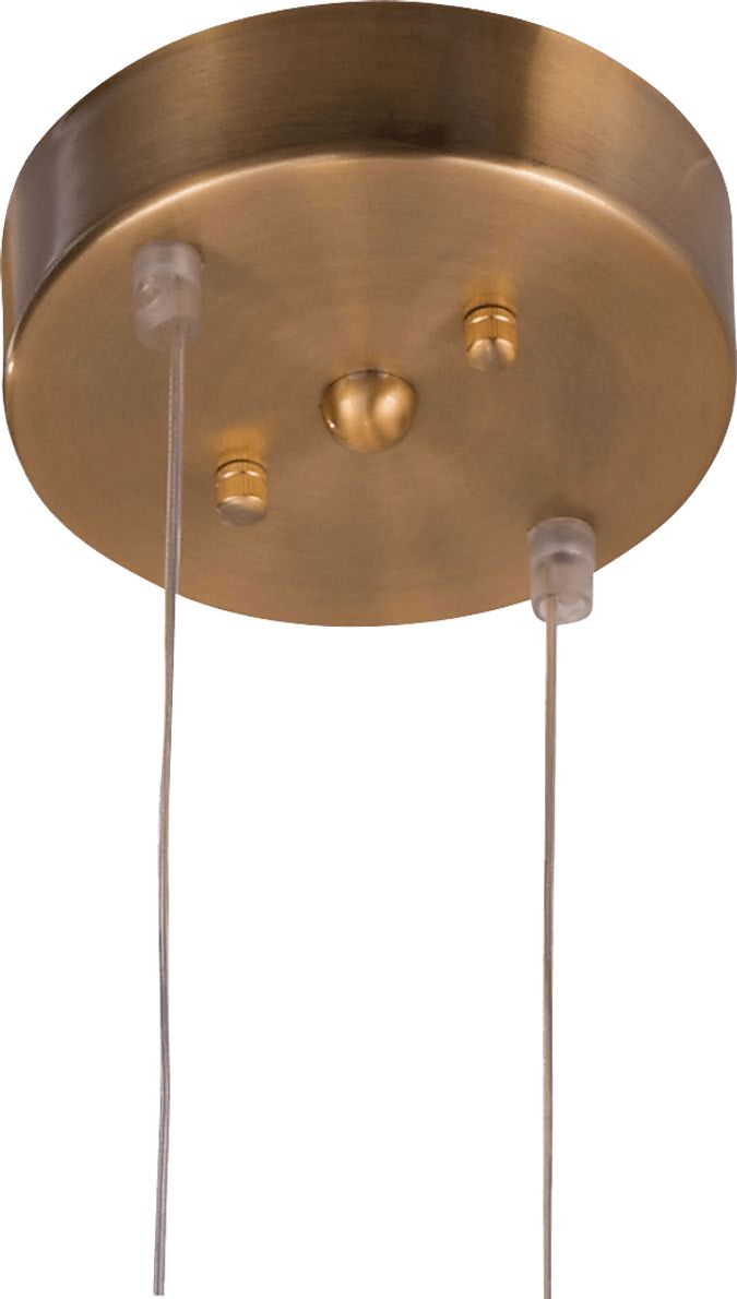 Cylindra Cay Gold Chandelier