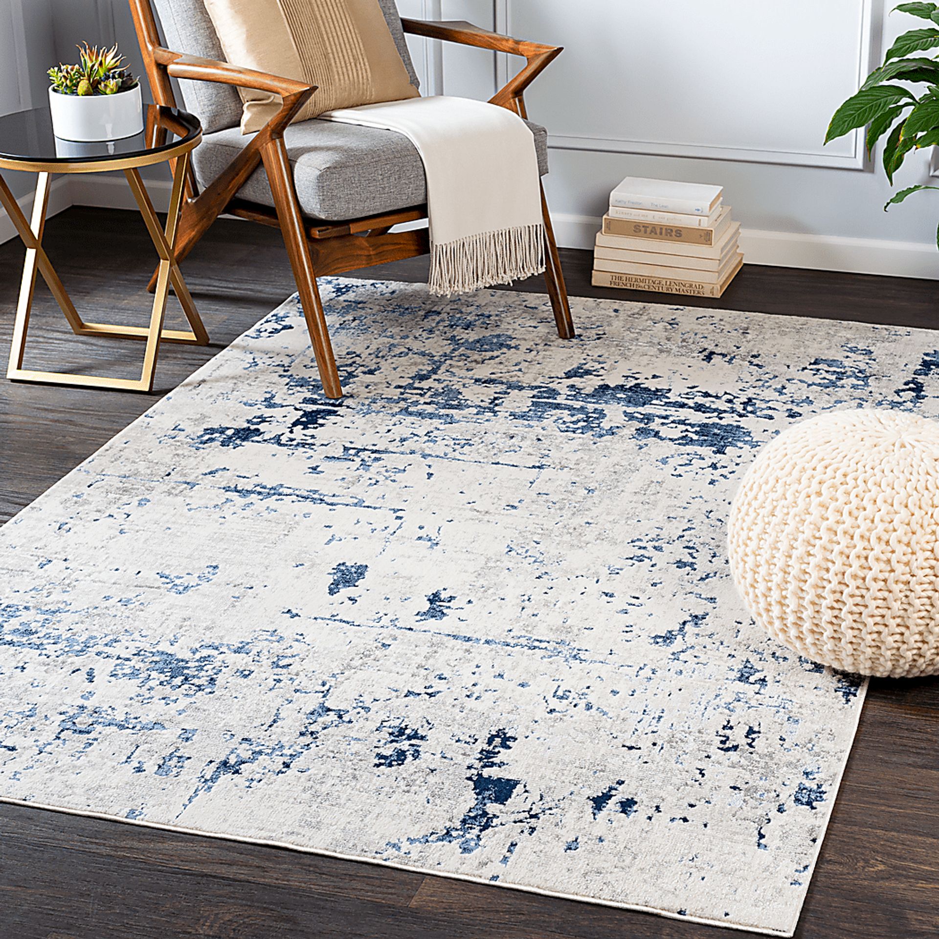 Cylus Light Gray 5'3 x 7'3 Rug - Image 6