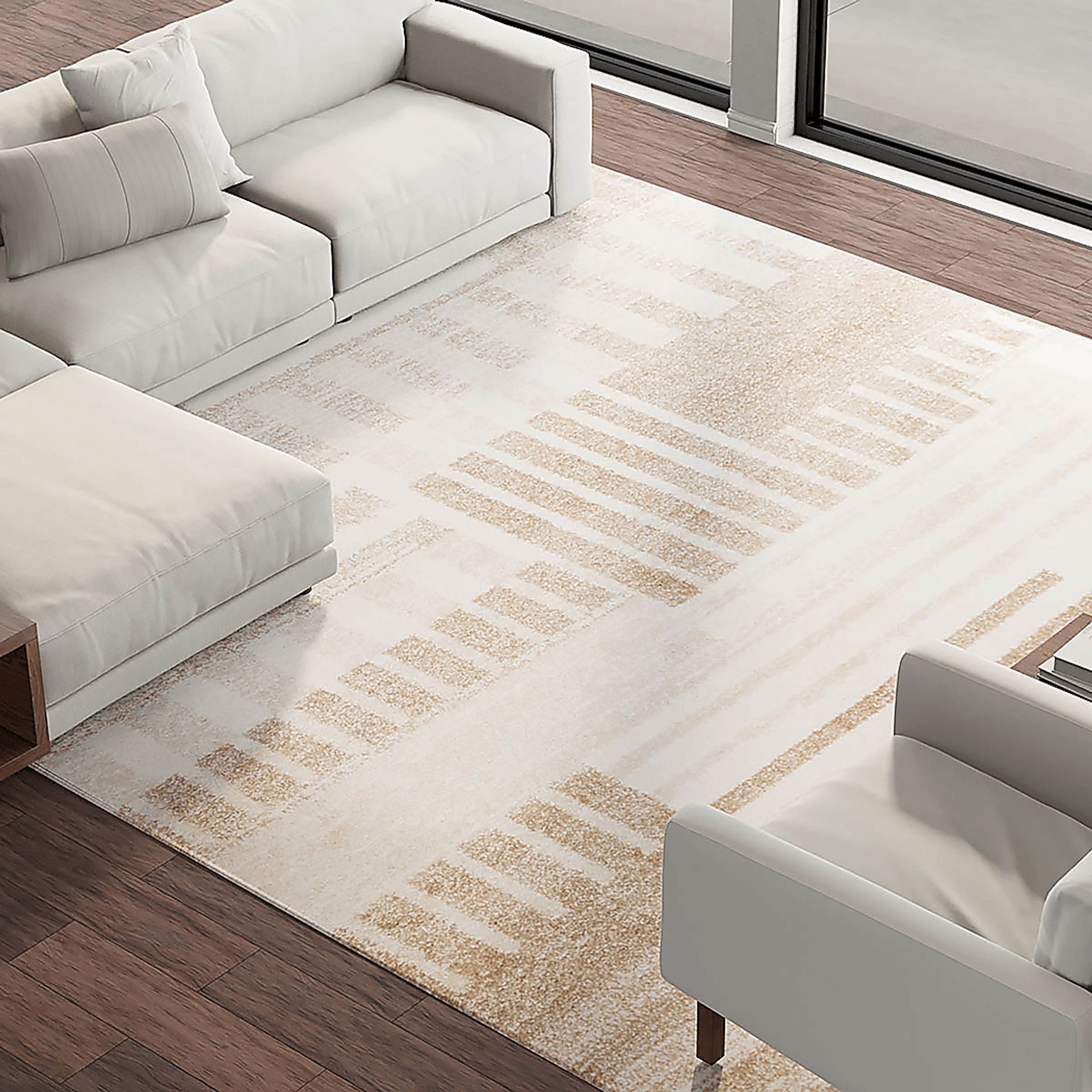 Cymis Beige 5'3 x 7' Rug - Image 2