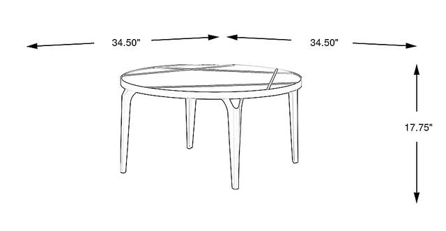 Dimension Image. Please refer to the Dimension Tab on this page for dimension details.
