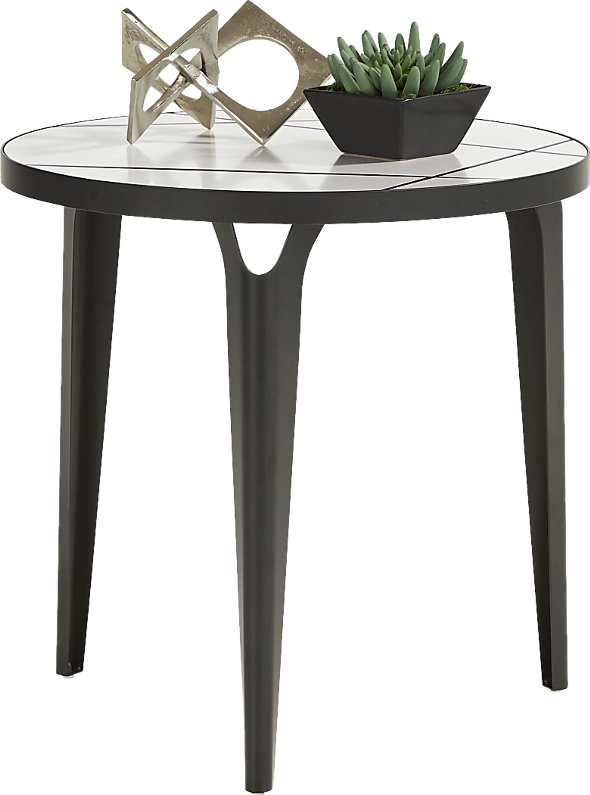 Cyntelli Gray End Table - Image 2