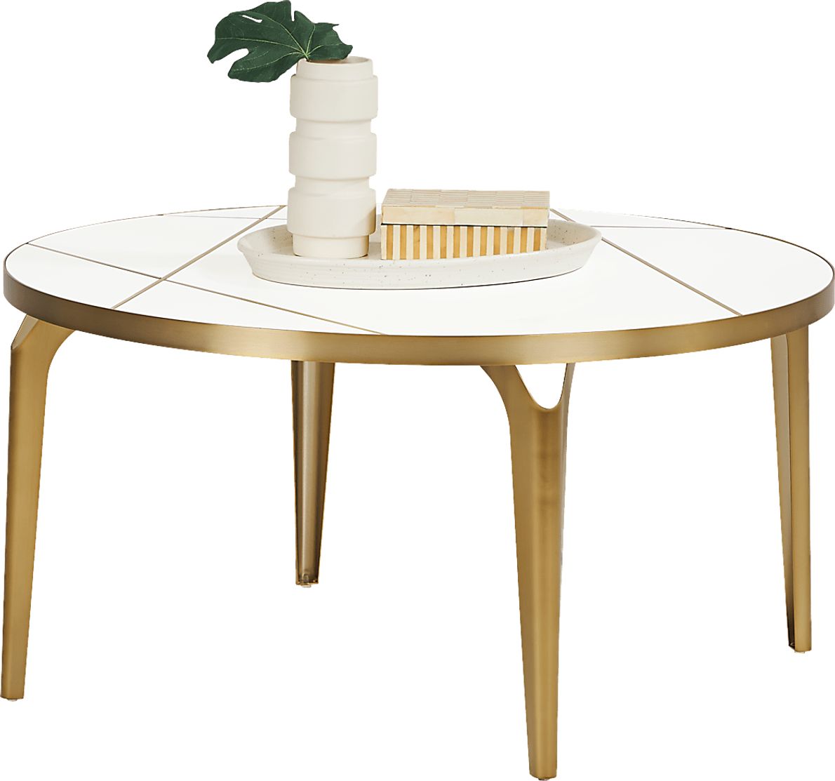 Cyntelli White Cocktail Table