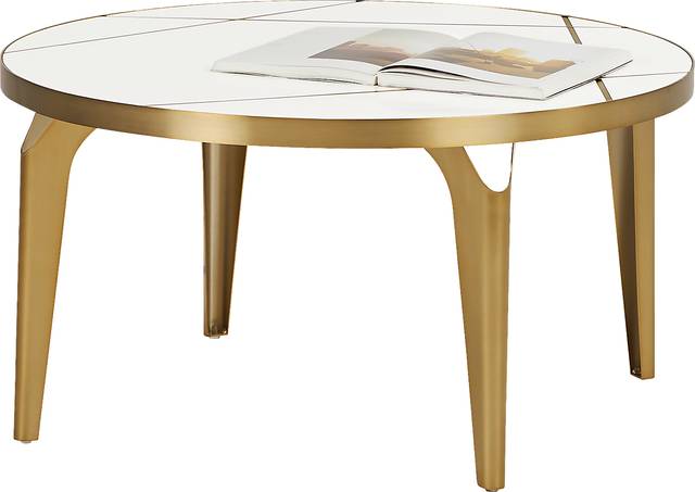 Cyntelli White Cocktail Table - Thumbnail - Image 2