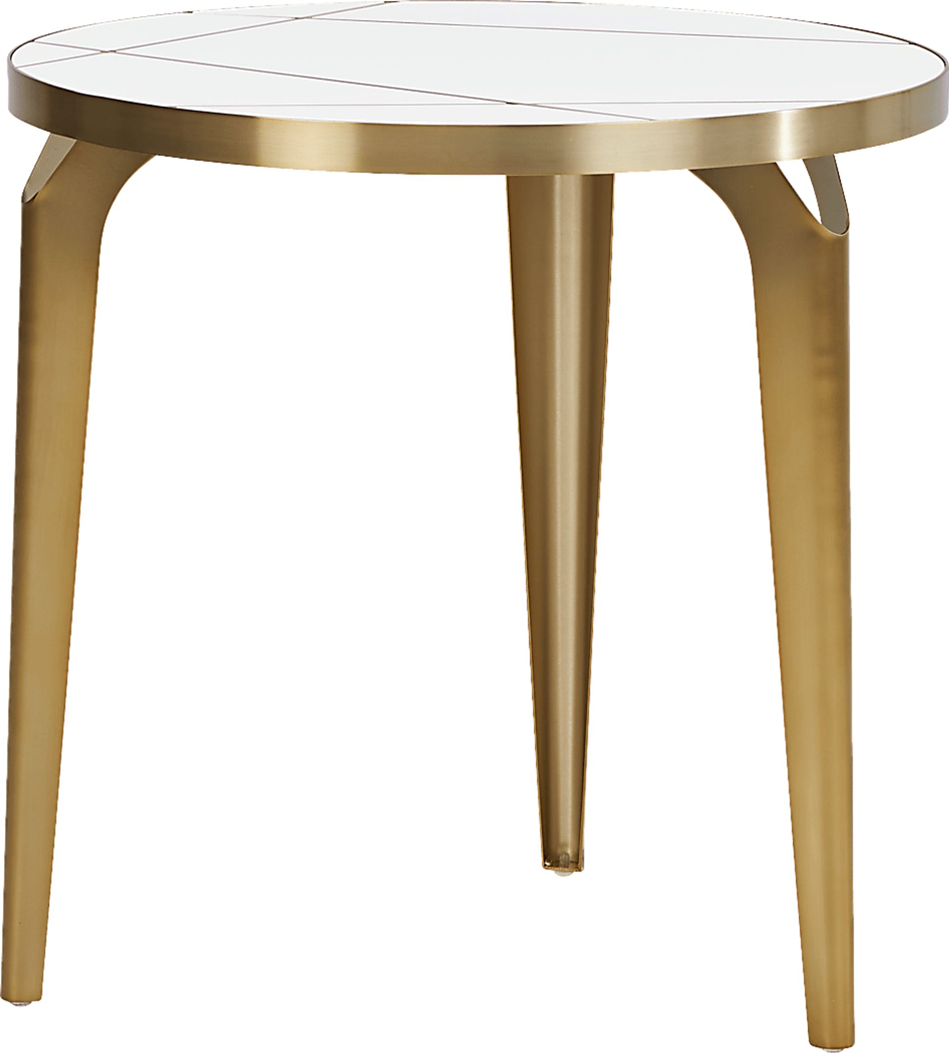 Cyntelli White End Table - Image 1