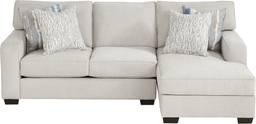 2 pc right arm chaise sectional