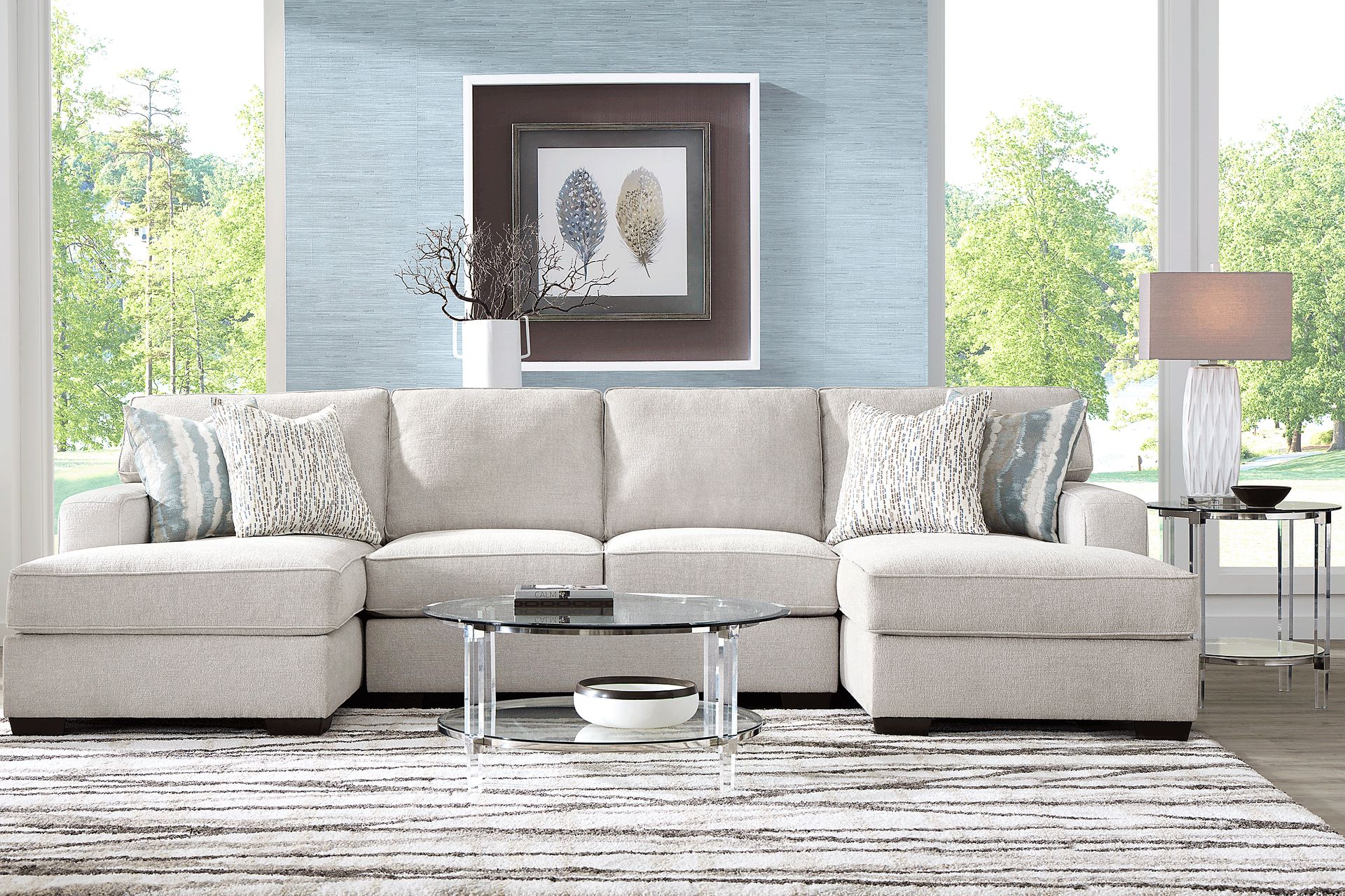 Cynthia Dove 3 Pc Sectional - Image 2