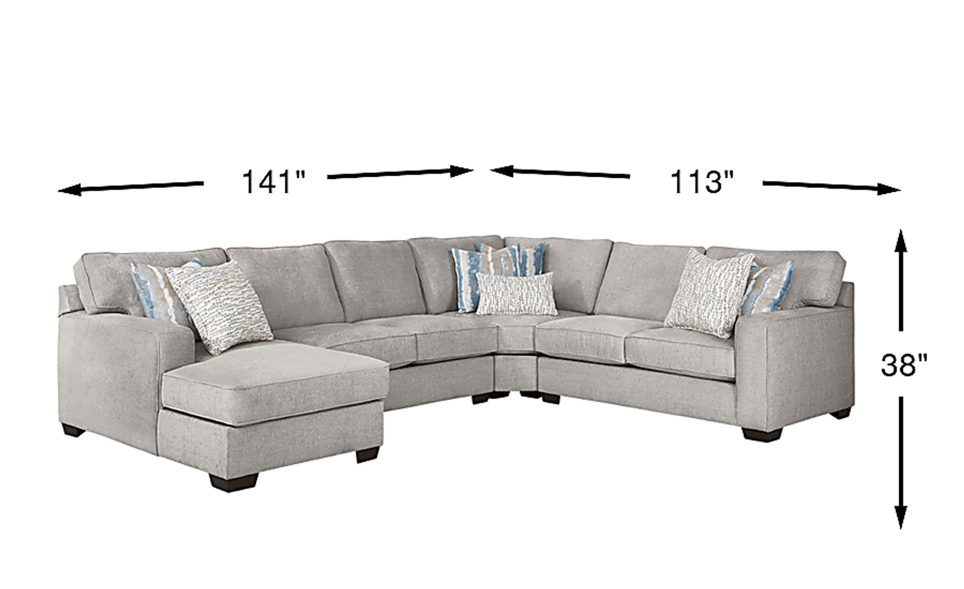 Dimension Image. Please refer to the Dimension Tab on this page for dimension details.