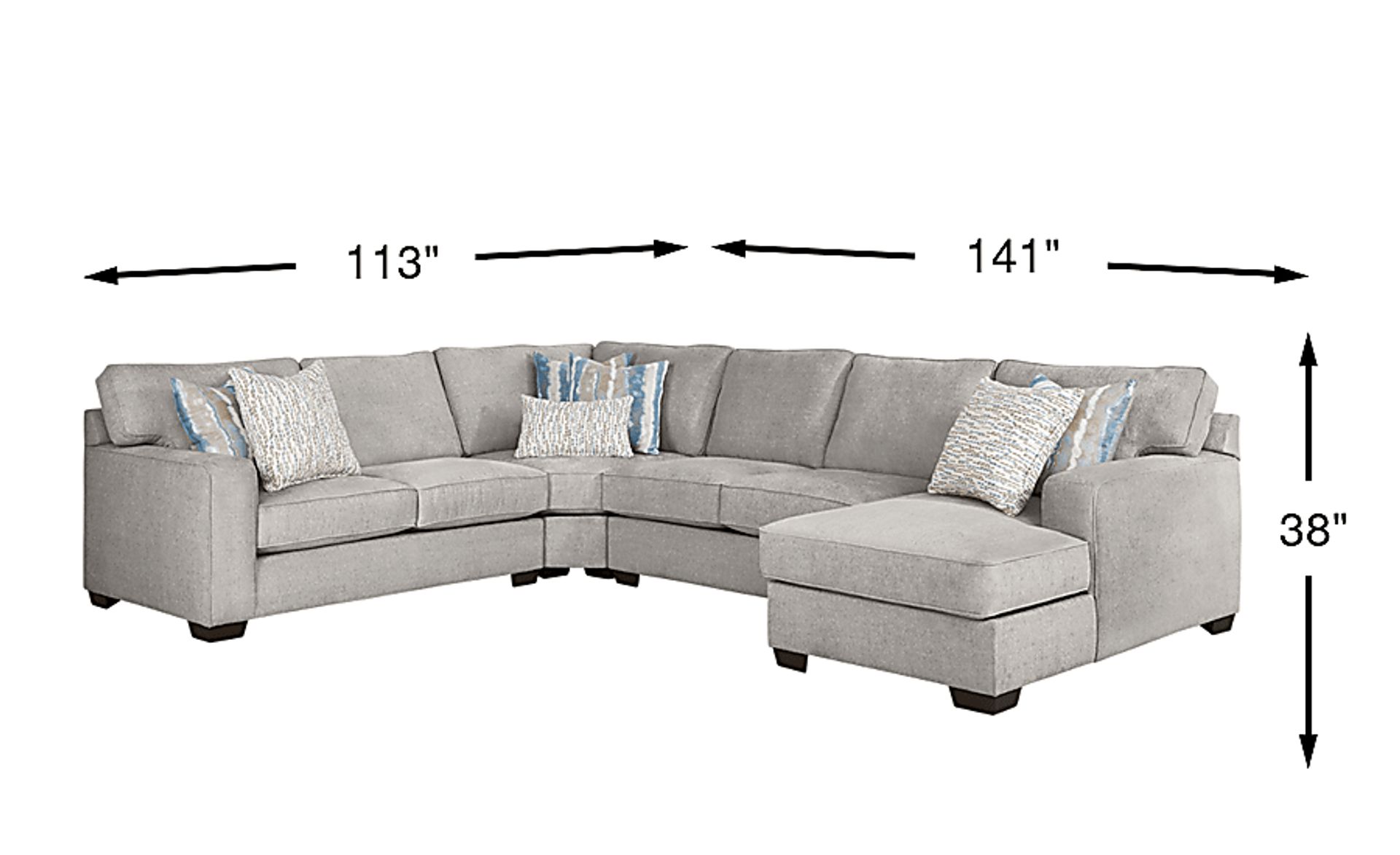 Dimension Image. Please refer to the Dimension Tab on this page for dimension details.