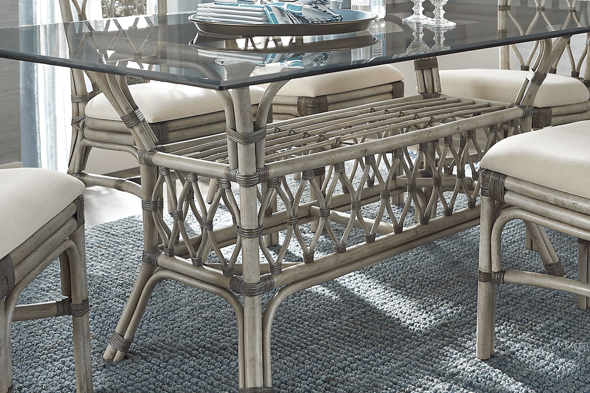 Cypress Cove Gray Rectangle Dining Table - Image 4