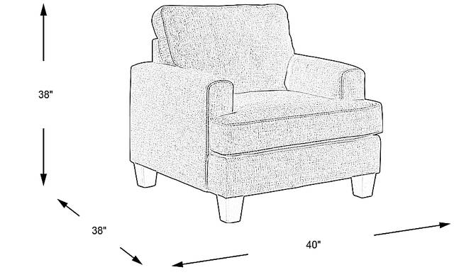 Dimension Image. Please refer to the Dimension Tab on this page for dimension details.