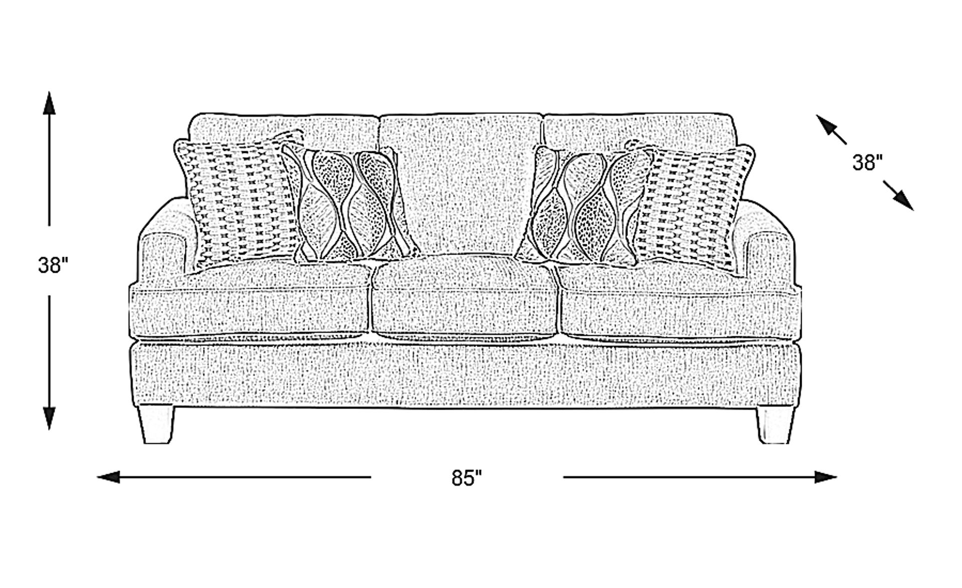 Dimension Image. Please refer to the Dimension Tab on this page for dimension details.