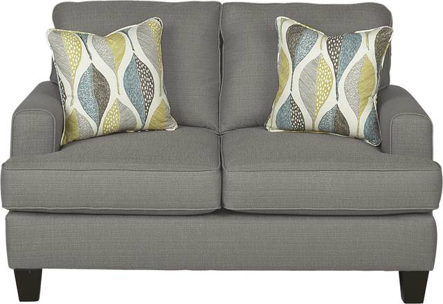 Cypress Gardens Gray Loveseat - Thumbnail - Image 1