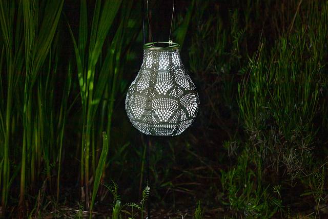Cyra Creek Outdoor Sage Solar Lantern - Thumbnail - Image 13