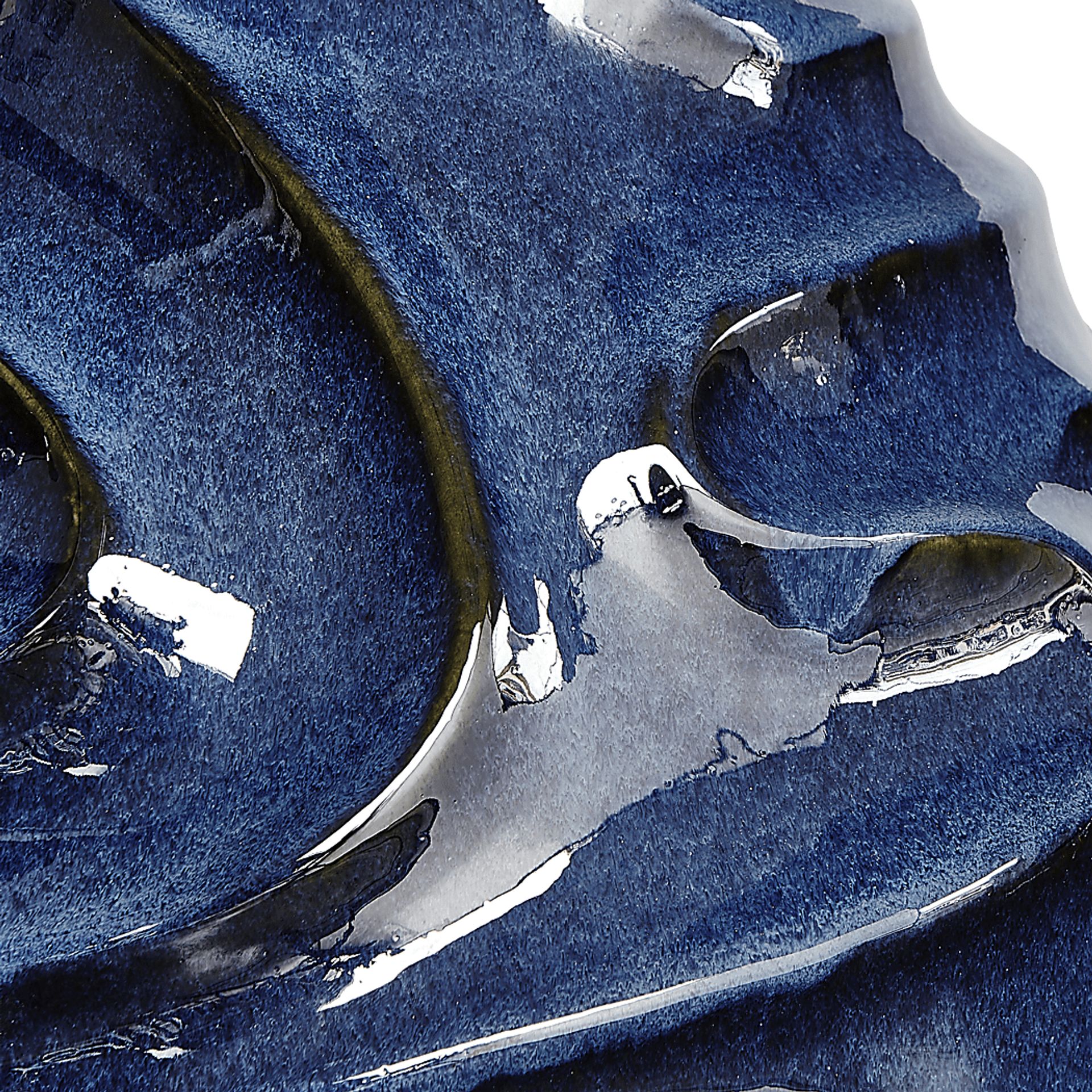 Cyria Navy Outdoor Vase - Image 4