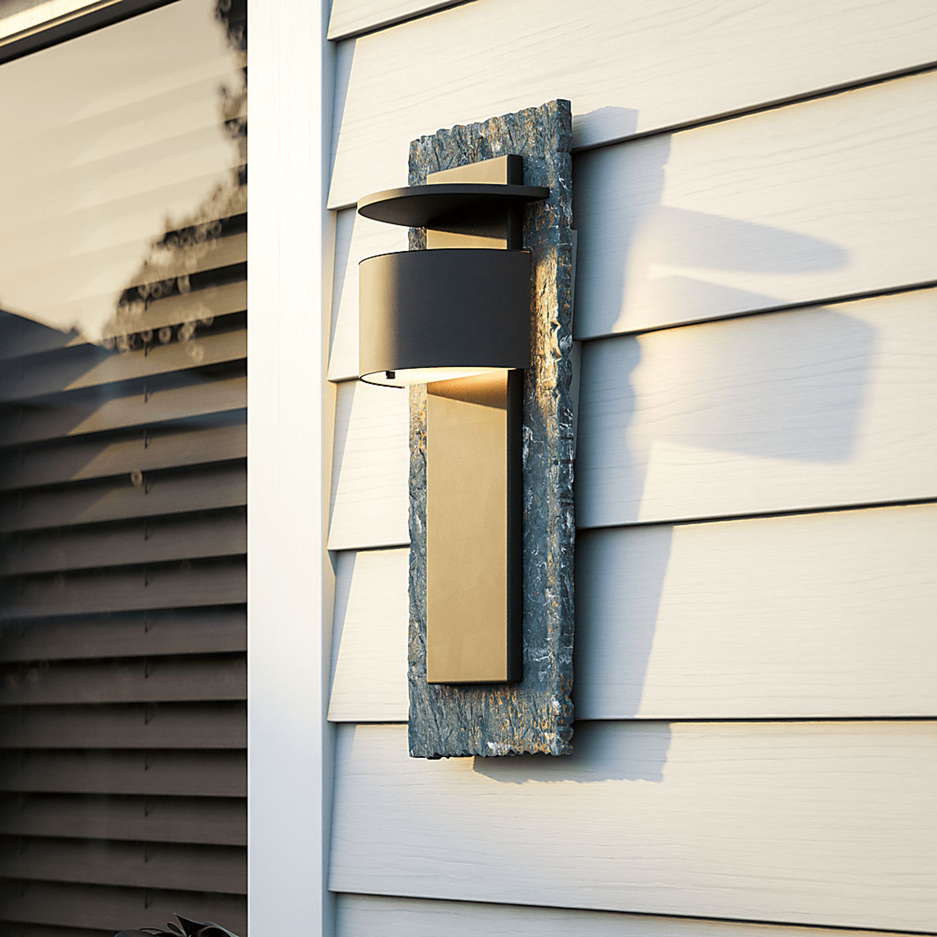 Cyron Bay Copper Brown,Orange,Yellow Outdoor Sconce | Rooms to Go