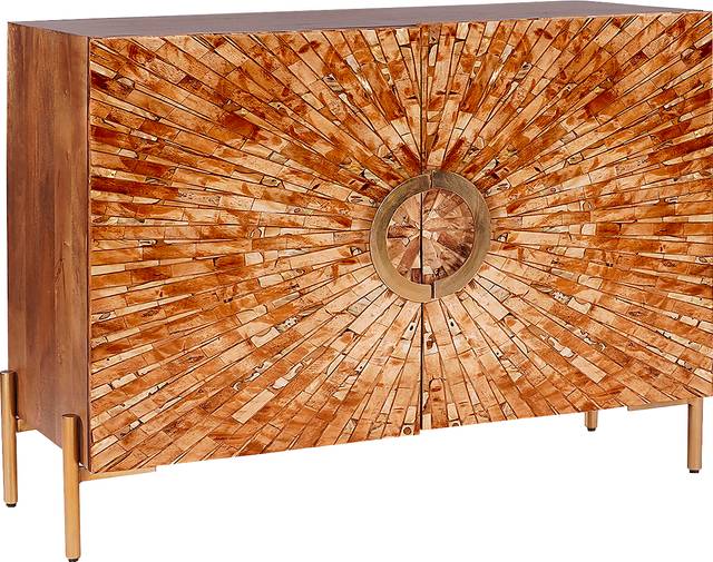 Cyrus Brown 2 Door Cabinet - Thumbnail - Image 3