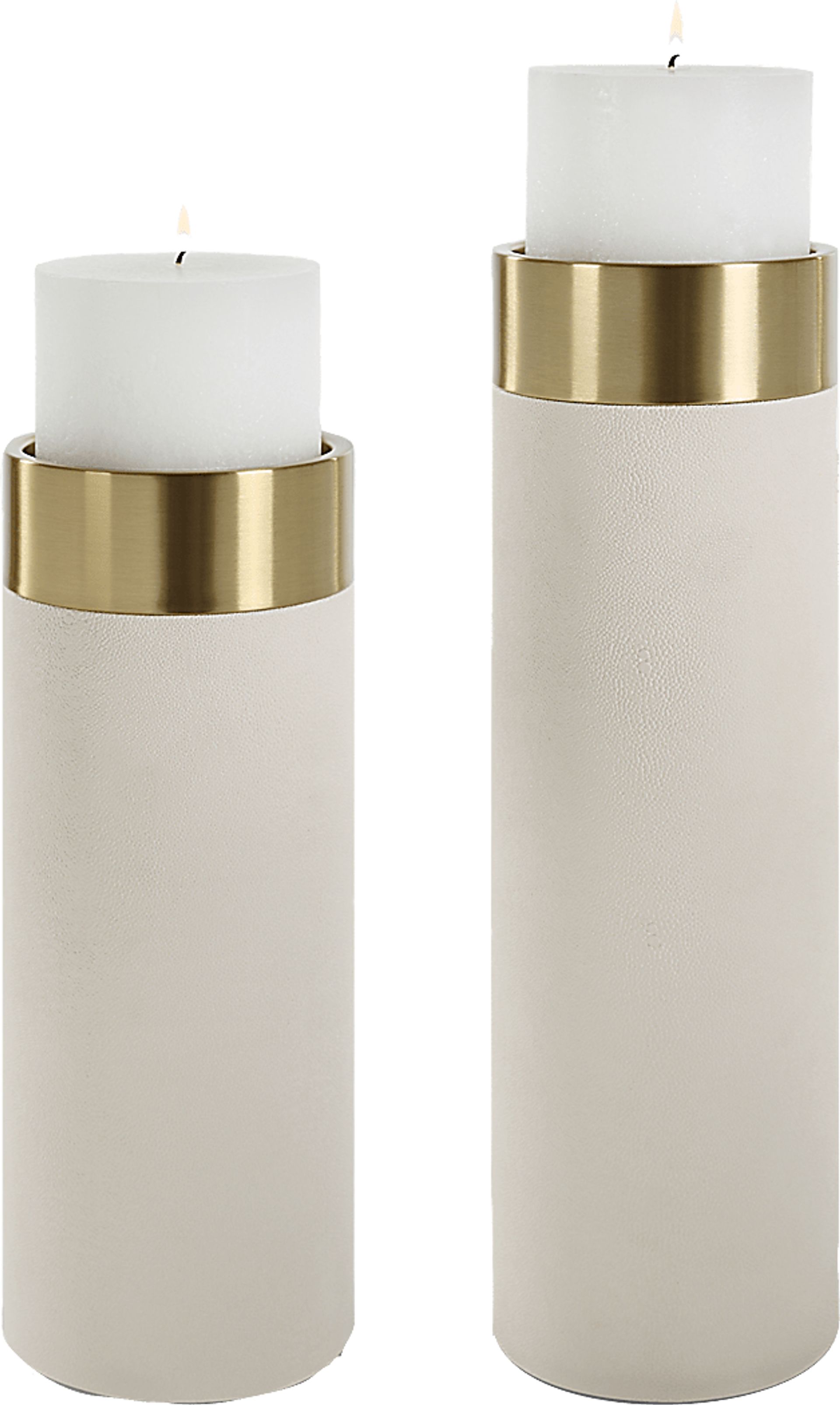 Cytta Brass Candle Holder, Set of 2 - Image 1