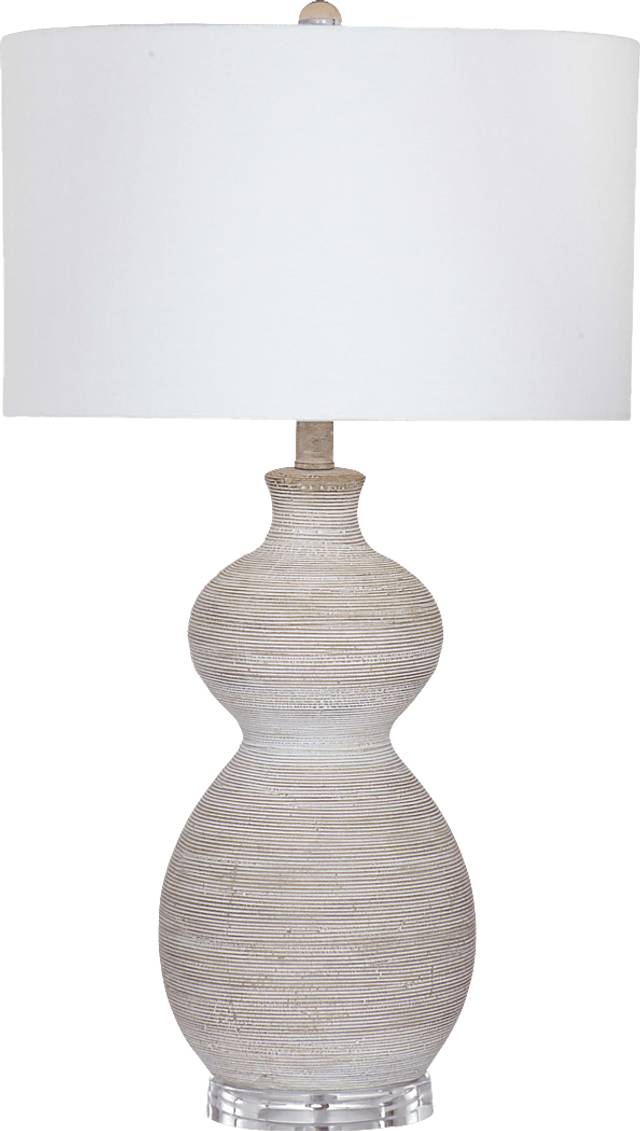 Dacca Estates Beige Lamp - Thumbnail - Image 1