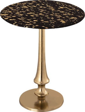 Dacer Black Accent Table