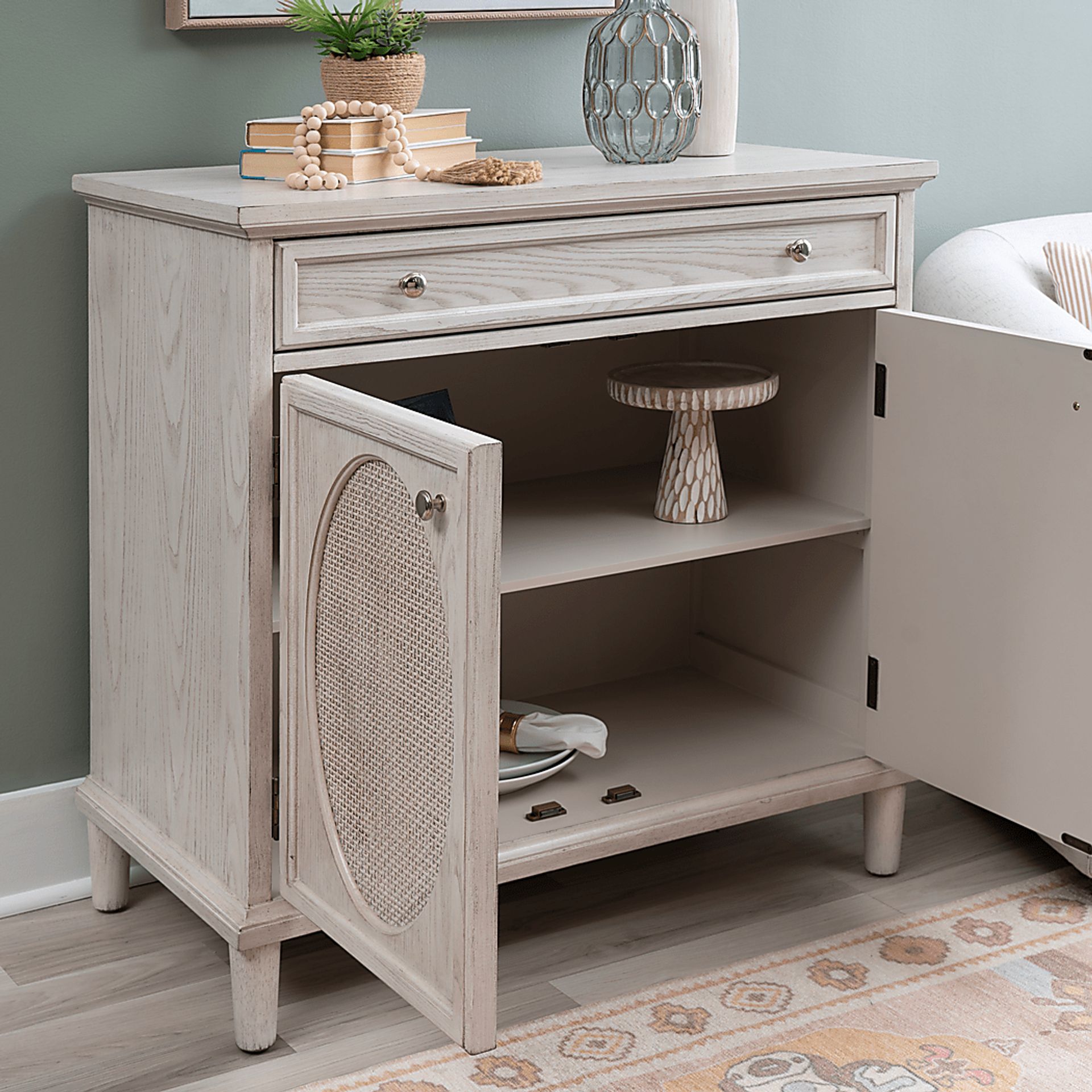 Dacord Light Brown Accent Cabinet - Image 4