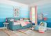 Kids Ivy League 2.0 Walnut 5 Pc Twin Bedroom with Daelan Blue Daybed