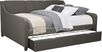 Daelan Dark Gray Full Daybed with Twin Storage Trundle