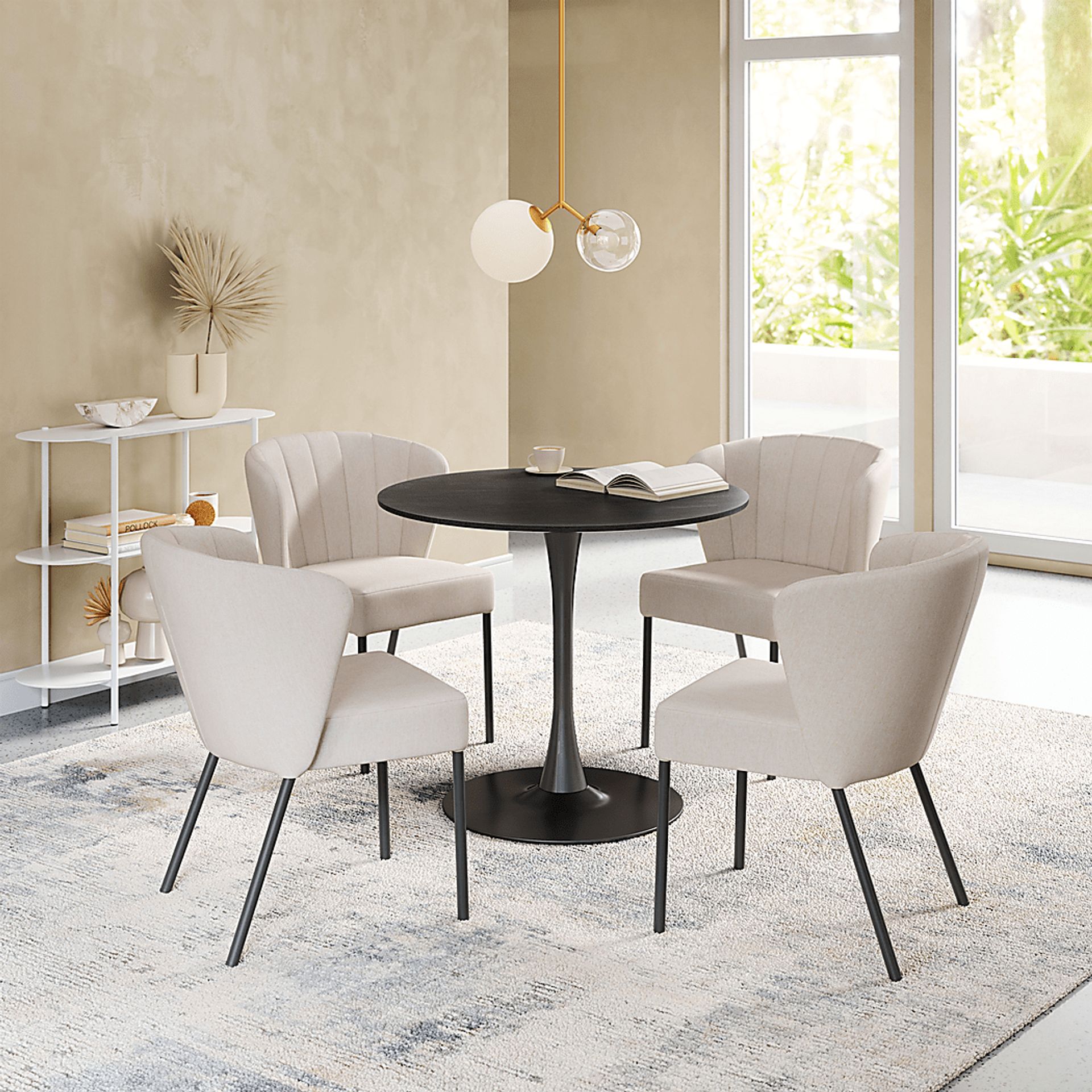 Daffodil Beige Side Chair, Set of 2 - Image 10