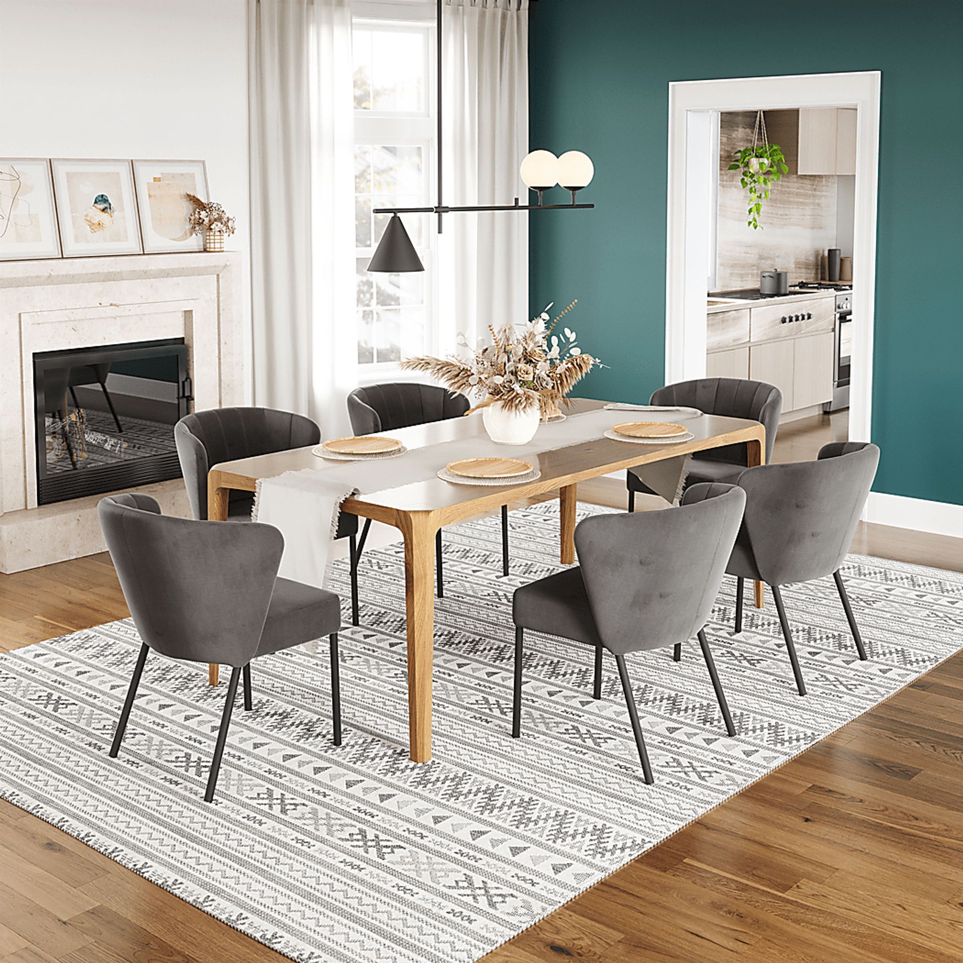 Daffodil Gray Side Chair, Set of 2 - Image 10