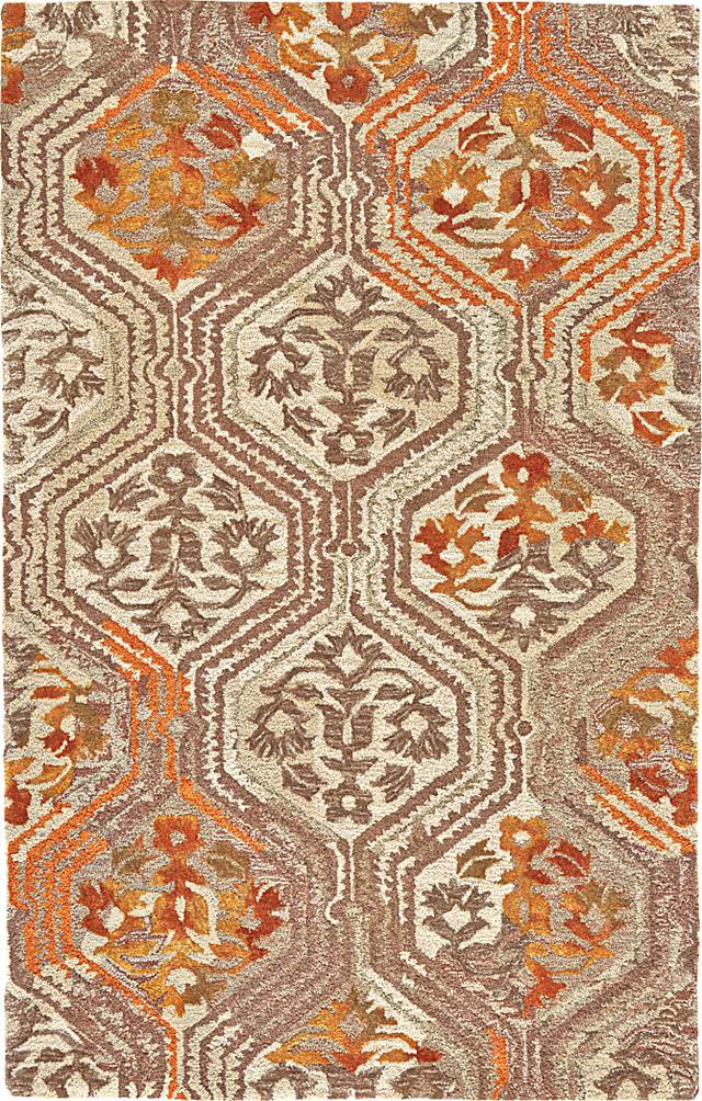 Dafina Brown 5' x 8' Rug - Thumbnail - Image 1