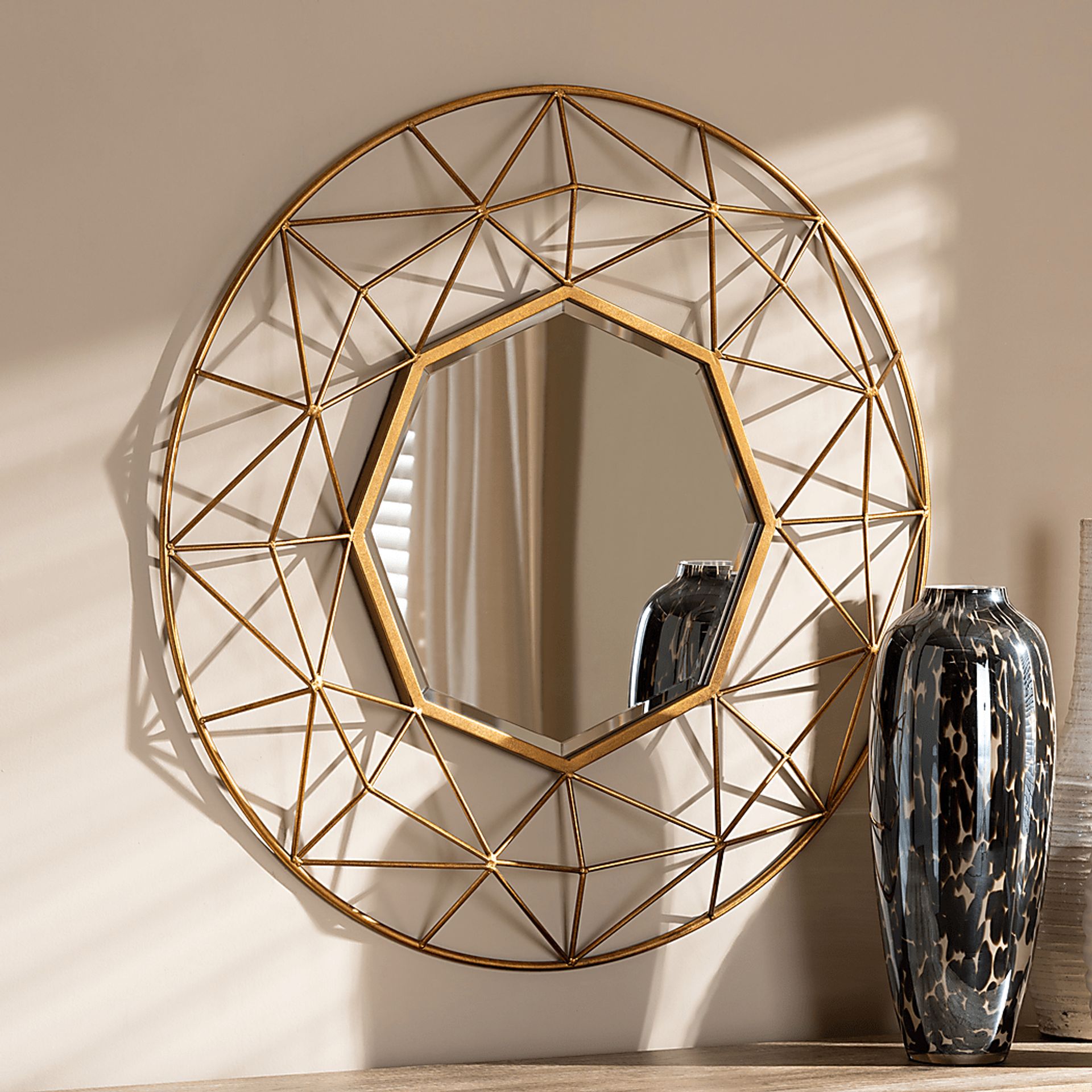 Dafni Gold Mirror - Image 2