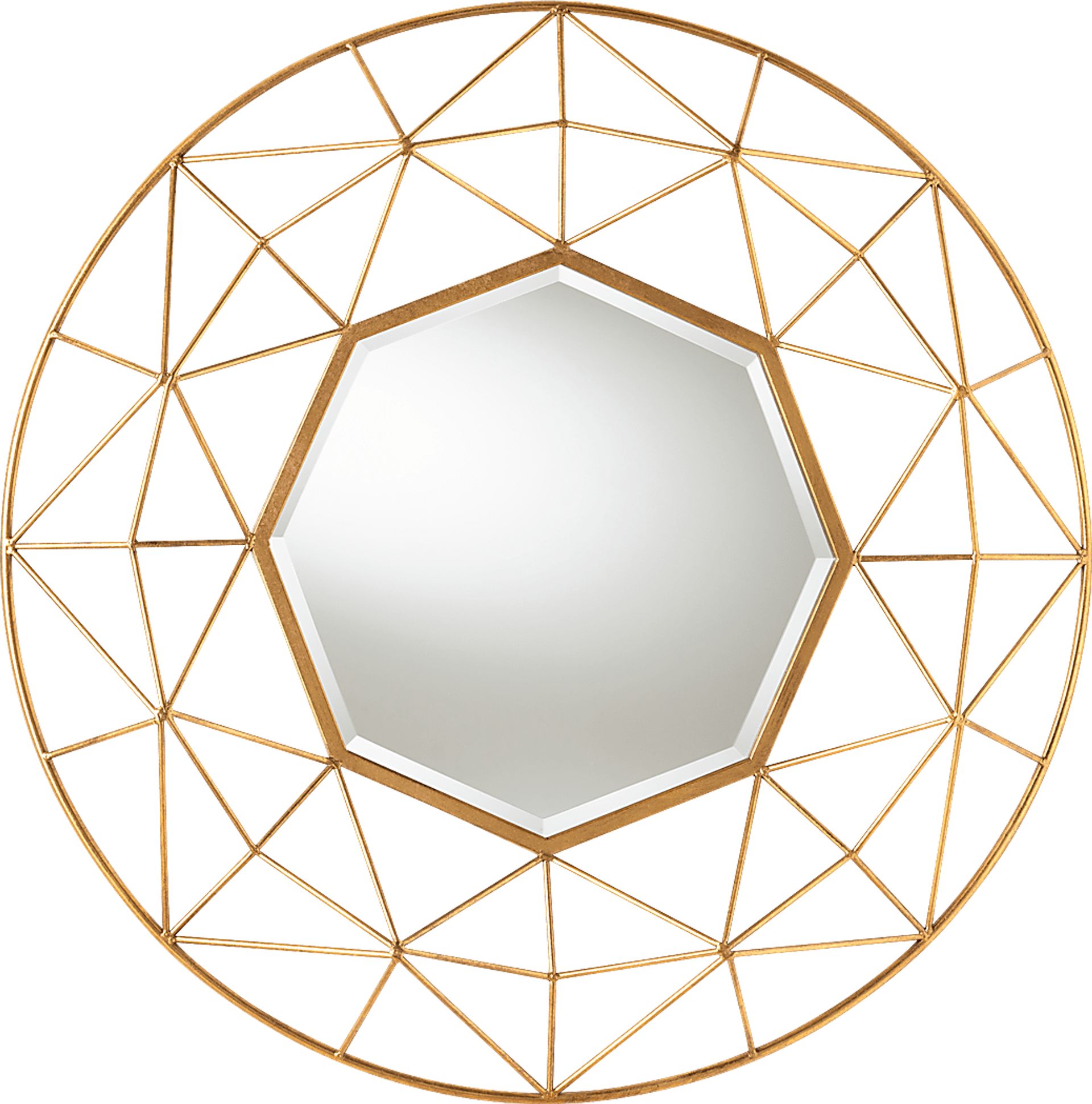 Dafni Gold Mirror - Image 1