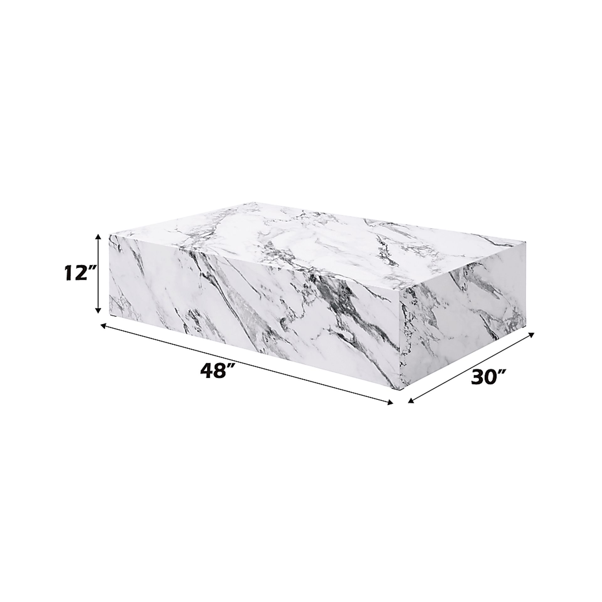 Dagama VI White Cocktail Table - Image 3