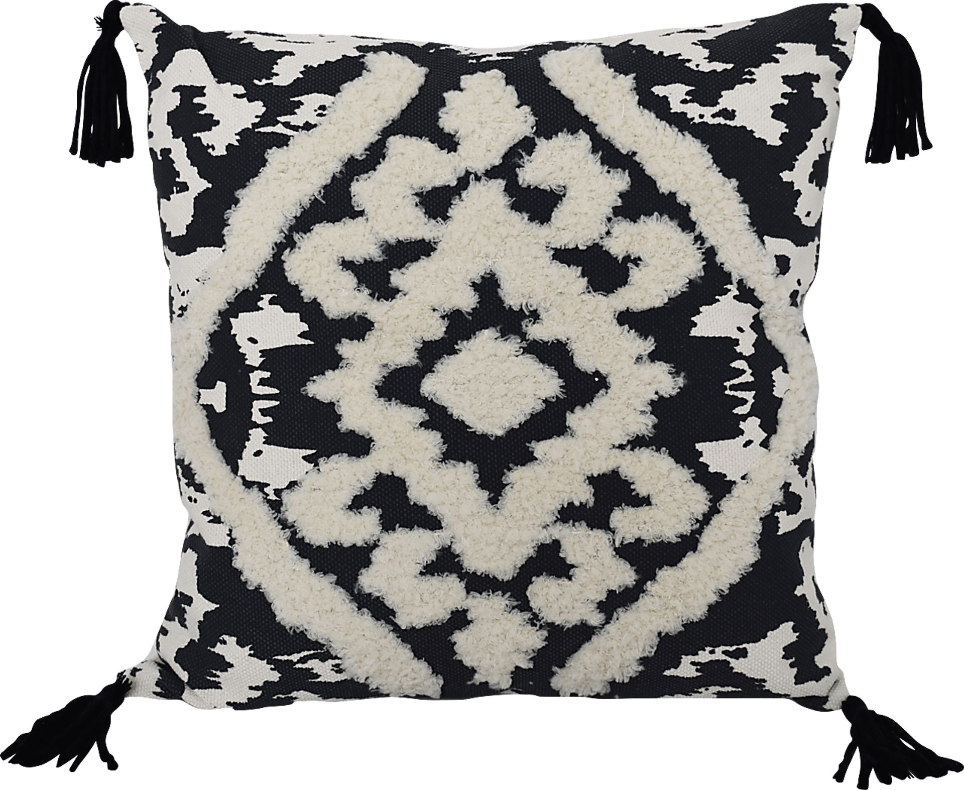 Dagenhart Black Throw Pillow - Image 1